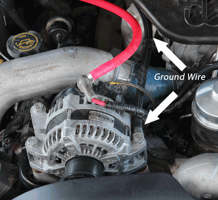 Alternator wiring