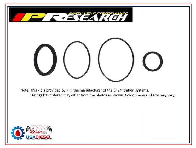 IPR High Flow Coolant Filter Service Oring Kit